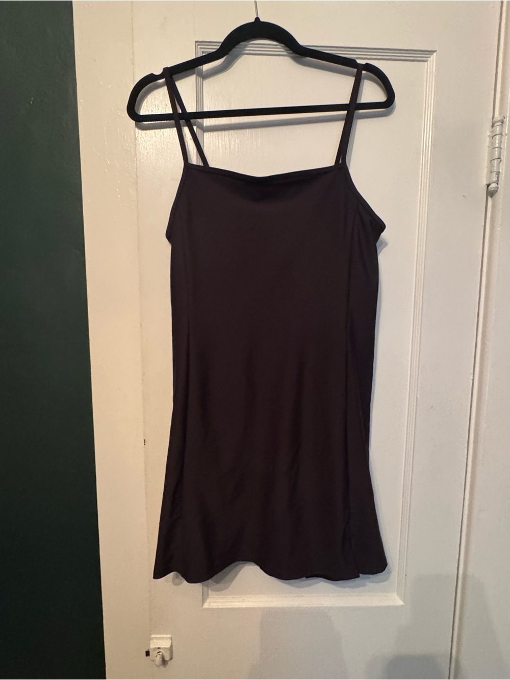 Old Navy Black Athletic Dress with adjustable straps and shorts- NWOT